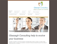 Tablet Screenshot of glassaghconsulting.com